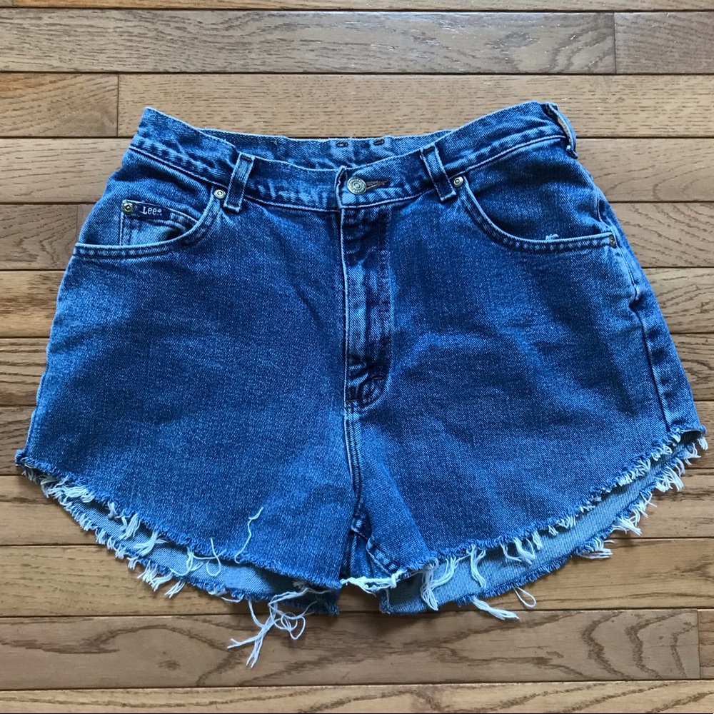 Vintage High Waisted Denim Shorts